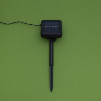 Гирлянда «Нить» 10 м, IP44, тёмная нить, 100 LED, свечение белое, 2 режима, солнечная батарея Гирлянда «Нить» 10 м, IP44, тёмная нить, 100 LED, свечение белое, 2 режима, солнечная батарея