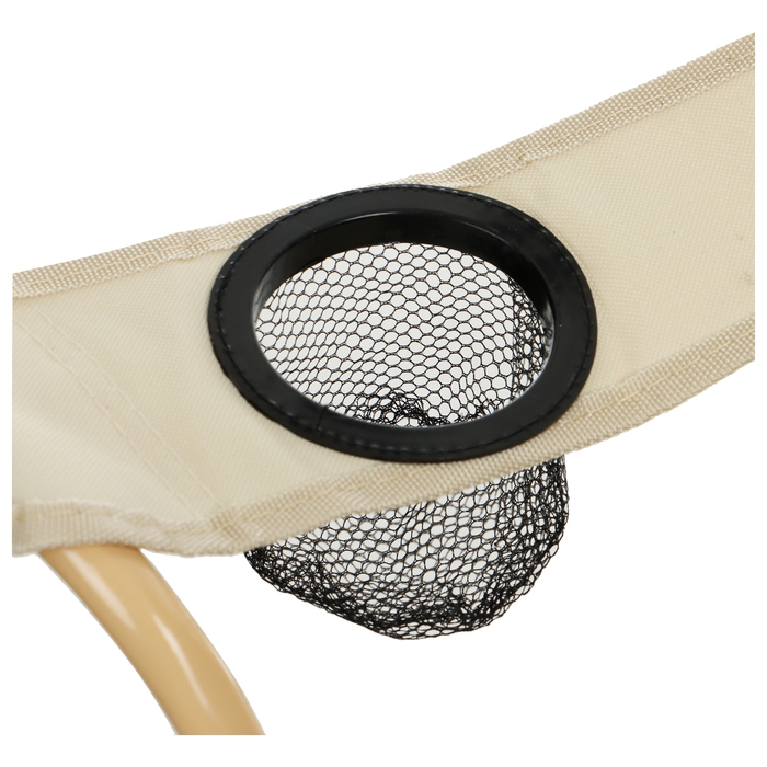 Кресло складное maclay, с подстаканником, 48 х 48 х 76 см, до 100 кг, цвет бежевый Кресло складное maclay, с подстаканником, 48 х 48 х 76 см, до 100 кг, цвет бежевый