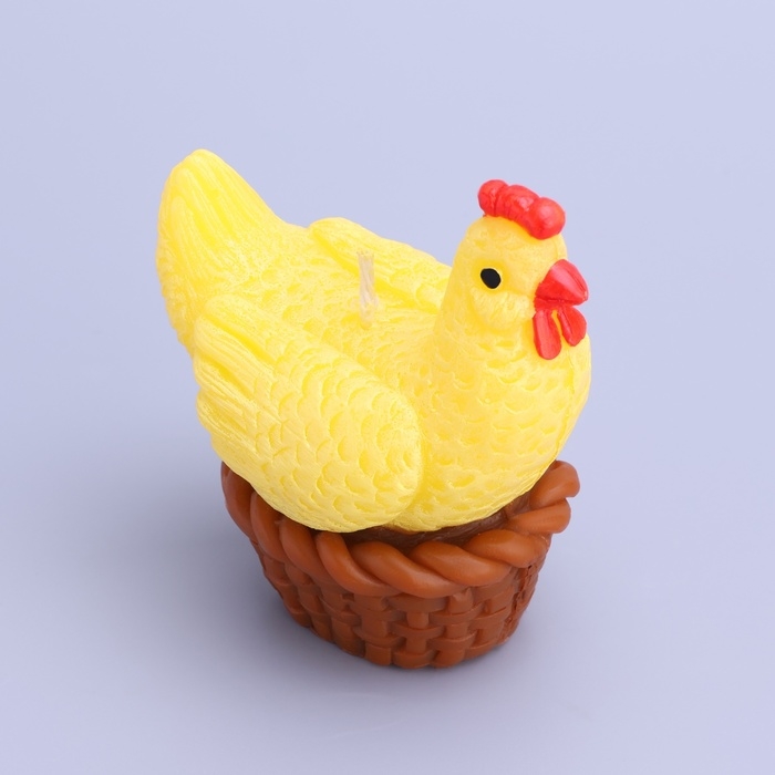 Декоративная свеча Декоративная свеча "Курочка в корзинке"