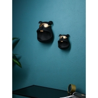 Набор подставок для мелочей &laquo;Собака&raquo;, полистоун, 25 см, цвет чёрный