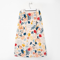 Полотенце для бани &laquo;Цветочное поле&raquo; женское парео, 80х150&plusmn;4 см, 100% хл, ваф. полотно, 160 гр/м2