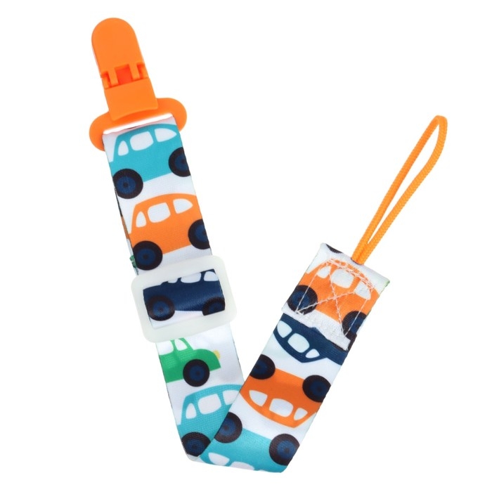 Держатель для соски - пустышки &laquo;Машинки&raquo;, на ленте
