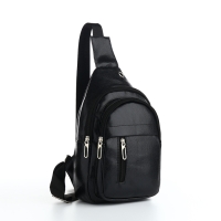 Сумка-слинг мужская, цвет чёрный Сумка-слинг мужская, цвет чёрный