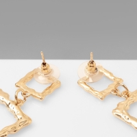 Серьги висячие &laquo;Фэнтази&raquo;, цвет золото, 7,3 см