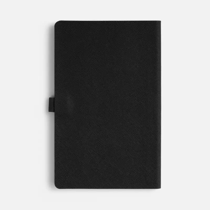 Ежедневник Lungo, недатированный, черный