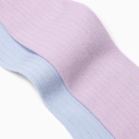 Набор колготок Крошка Я BASIC LINE, рост 62-68 см, голубой / сиреневый