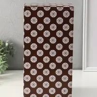 Бюст полистоун "Девушка с цветком, в наряде в клетку" чёрный 13,3х12,3х29,5 см