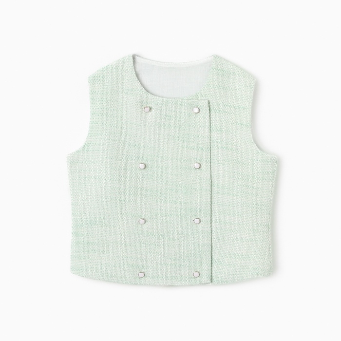 Жилетка для девочки, MINAKU :Party Dress, цвет зеленый, рост 152 см Жилетка для девочки, MINAKU :Party Dress, цвет зеленый, рост 152 см