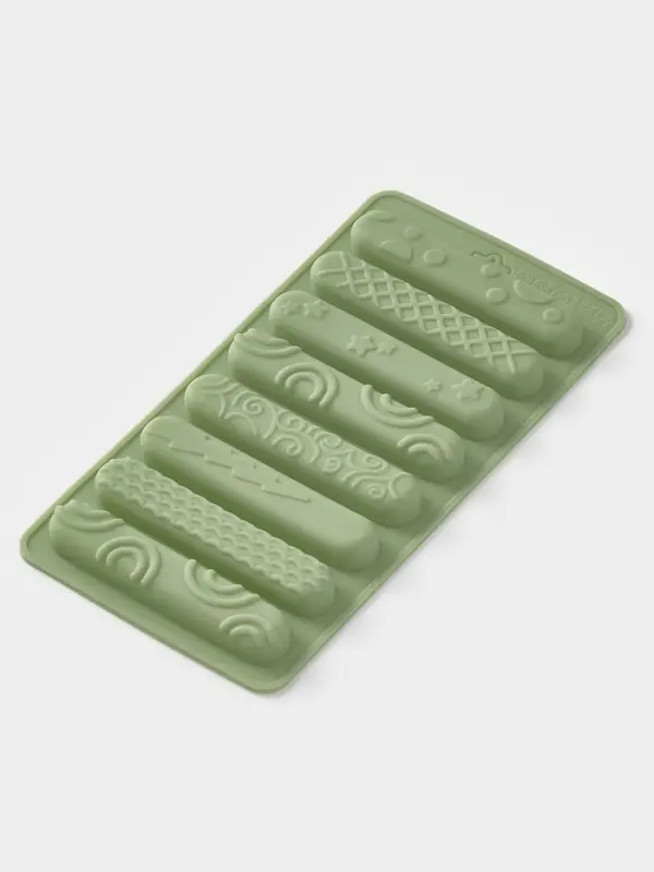 Форма для выпечки шоколада и печенья, 20x10x1,7 см, 8 ячеек