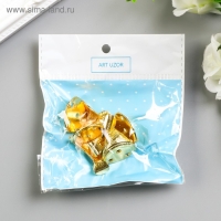 Уголок (ножка) для шкатулки металл "Царская" набор 4 шт золото 2,5х2,2 см Уголок (ножка) для шкатулки металл "Царская" набор 4 шт золото 2,5х2,2 см