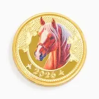 Монета новогодняя сувенирная &laquo;Богатства&raquo;, диам. 2,2 см