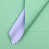 Пленка для цветов матовая, зелёный - голубой, 56&times;57 см