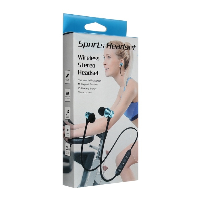 Наушники Luazon T11, беспроводные, вакуумные, ВТ 4.1, микрофон, 80 мАч, голубые Наушники Luazon T11, беспроводные, вакуумные, ВТ 4.1, микрофон, 80 мАч, голубые