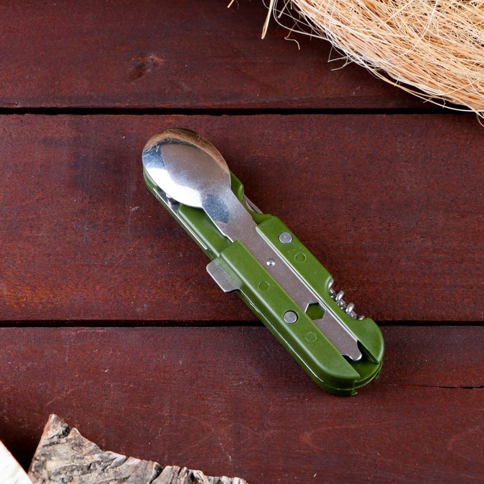 Набор туриста Набор туриста "Лесник" 5в1 в чехле: штопор, открывалка, нож, ложка, вилка