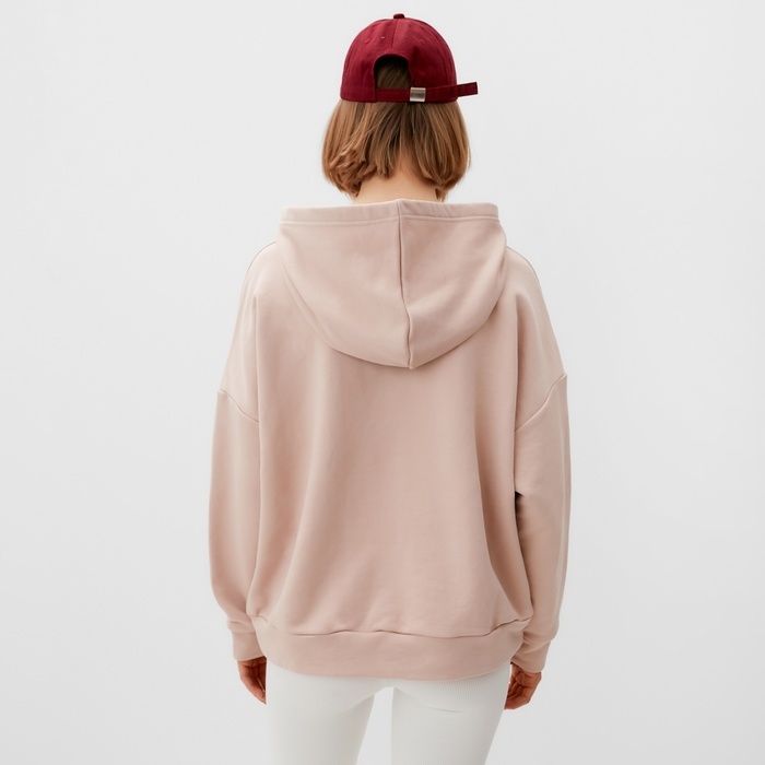 Худи женское MINAKU: Casual Collection цвет бежевый размер 50-52 Худи женское MINAKU: Casual Collection цвет бежевый размер 50-52