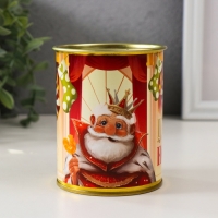 Подарочные носки в банке &laquo;Царские&raquo;, (внутри ароматизированные носки мужские, цвет чёрный), банан и ваниль