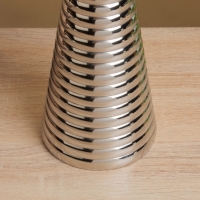 Подсвечник "Флэйм" 12х12х22,5 см, алюминий