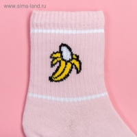 Носки KAFTAN "Банан" р.36-40 (23-25 см), розовый