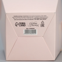 Переноска для цветов на лентах &laquo;Расцветай&raquo;, 17 х 25 х 9 см