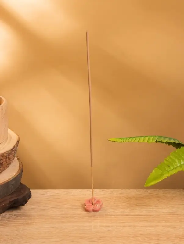 Подставка под благовония "Цветок" керамика, цв. МИКС, 3х3х0,5 см