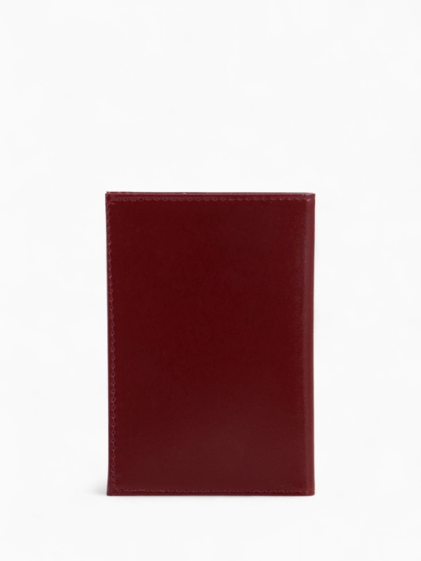 Обложка для паспорта, цвет бордовый