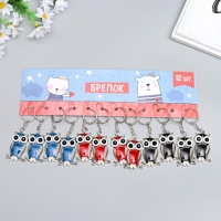 Брелок металл "Сова на веточке с ярким пузиком" МИКС 4,5х2,7 см Брелок металл "Сова на веточке с ярким пузиком" МИКС 4,5х2,7 см