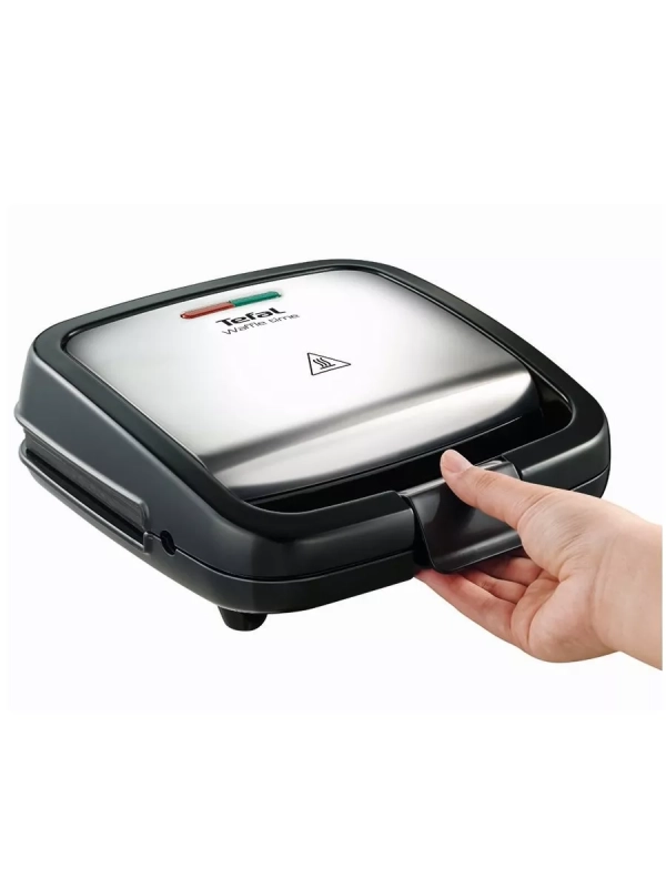 Вафельница Waffle Time WD170D38 серебристый, черный