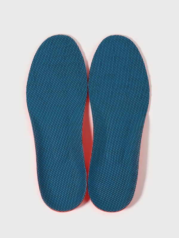 Стельки для обуви, универсальные, спортивные, р-р RU до 44 (р-р Пр-ля до 46), 28 см, пара, синий/красный