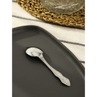 Ложка чайная &laquo;Тройка&raquo;, h=14 см, толщина 1,5 мм, художественная роспись