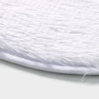 Коврик для дома Доляна &laquo;Пушистик&raquo;, 38&times;59 см, цвет белый