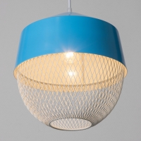 Светильник Lea 1х40Вт Е27 синий 26х26х32см Светильник Lea 1х40Вт Е27 синий 26х26х32см