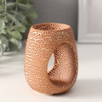 Аромалампа керамика "Точки" коричневая 6,5х6,5х8,5 см Аромалампа керамика "Точки" коричневая 6,5х6,5х8,5 см