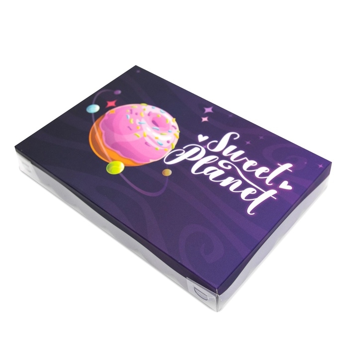 Коробочка для печенья, Коробочка для печенья, "Сладкая планета", 22 х 15 х 3 см 5шт