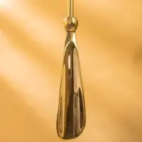 Ложка для обуви "Морская" 51 см, латунь