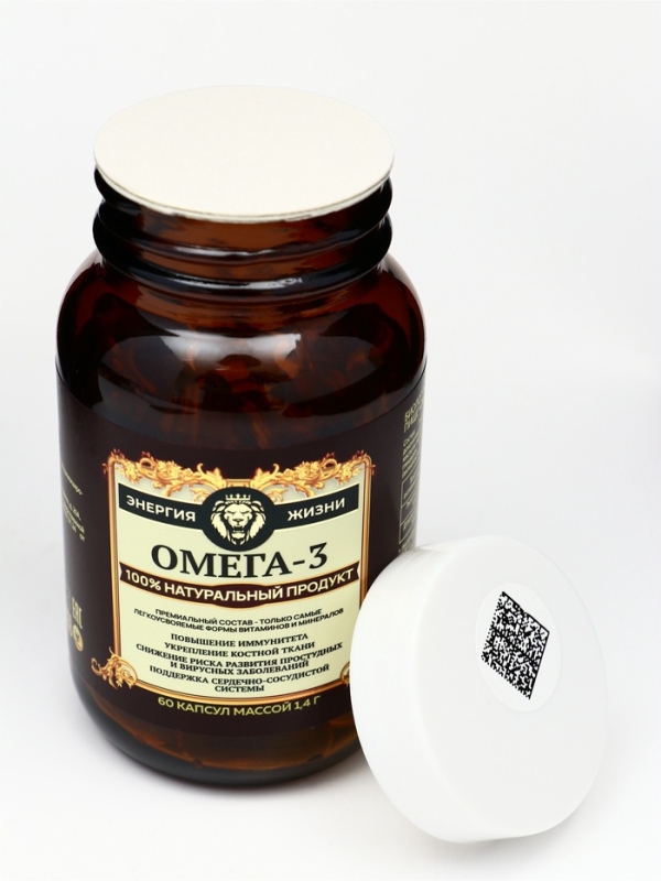 Омега 3 Vitamuno Pro, 60 капсул