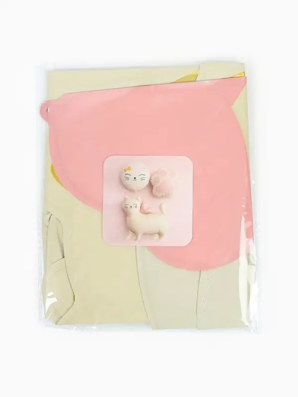 Воздушные шары фольгированные, набор &laquo;Кошечка&raquo;, 3 шт.