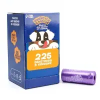 Пакеты для уборки за собаками в шоубоксе &laquo;Пушистое счастье&raquo; (15 рулонов по 15 пакетов, 22 х 30 см)