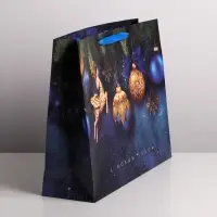 Пакет подарочный новогодний ламинированный &laquo;Стильный&raquo;, L 40 х 31 х 11.5 см