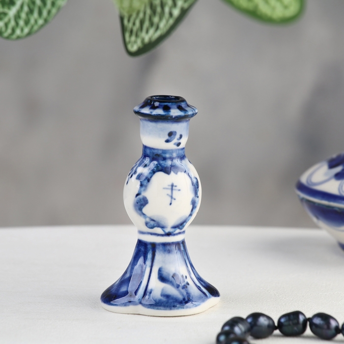 Подсвечник Подсвечник "Изящный", гжель