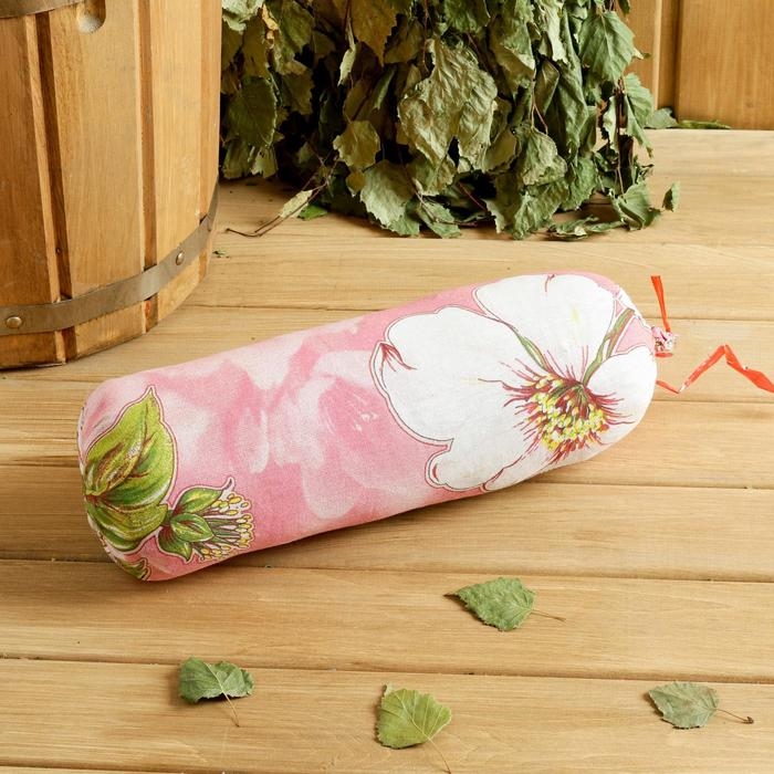 Валик со стружкой можжевельника, сувенирная, 10&times;28 см, микс