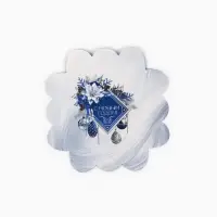 Коробка для кондитерских изделий с пластиковой крышкой &laquo;С Новым годом!&raquo;, 10.5 х 10.5 х 3 см