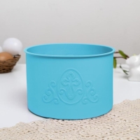 Набор силиконовых форм для выпечки на пасху &laquo;ХВ&raquo; голубые, 3 шт.