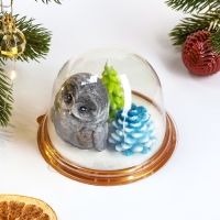 Фигурное мыло - набор "Сова, елка, шишка" 120гр Фигурное мыло - набор "Сова, елка, шишка" 120гр