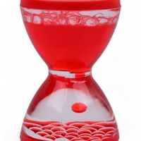 Гелевые часы, антистресс, 4.5 х 7 см, красные