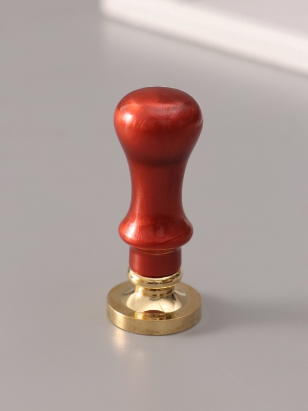 Печать для сургуча с пластиковой ручкой "Буква S на вензеле" 2,5х2,5х6,3 см