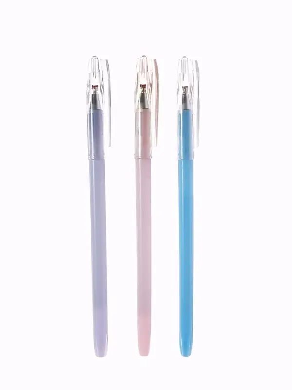 Ручка шариковая 0.8 мм, стержень синий на масляной основе, МИКС