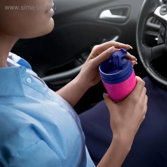 Термостакан, розово-фиолетовый неон, 350 мл