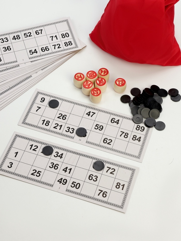 Русское лото настольная игра "Матрешка", бочонок 2.7 х 2.1 см, 24 карточки 21.4 х 7.9 см