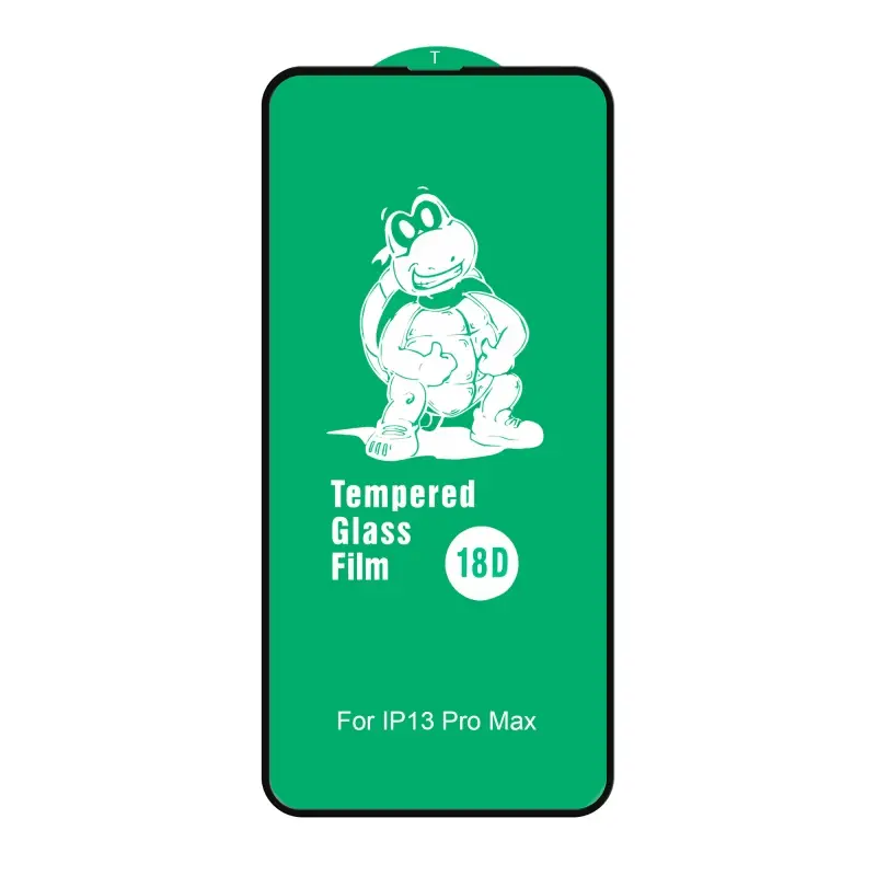 Защитное стекло iPh 13 Pro Max/14 Plus (6.7) 18D усиленные края без упаковки