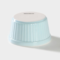 Рамекин из жаропрочной керамики Доляна &laquo;Нюд&raquo;, 200 мл, 9&times;5 см, цвет голубой